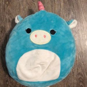 Squishmallow turquoise Ace 8”